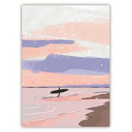 Postkaart Surfboard