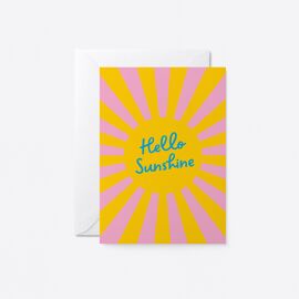 Wenskaart Hello Sunshine / Graphic Factory