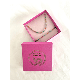 Set Armbandje + halsketting - multi color / Stay Gold by Mme Bovary