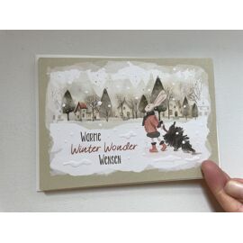 Doosje met 10 wenskaarten - Frosty Forest 10 / Enfant Terrible