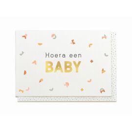 Wenskaart Hoera, een baby / Enfant Terrible 