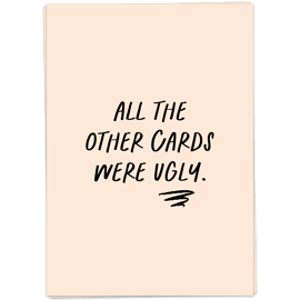 Postkaart Ugly cards / Kaart Blanche