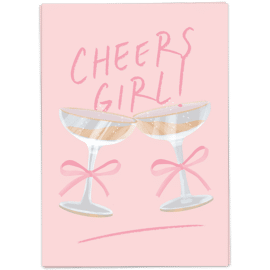 Postkaart Cheers girl / Kaart Blanche 