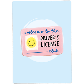 Postkaart Driver's license club / Kaart Blanche