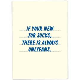 Postkaart If your new job sucks... / Kaart Blanche  