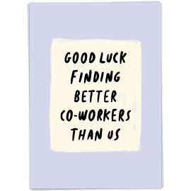 Postkaart Better co-workers / Kaart Blanche