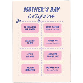 Wenskaart Mother's Day Coupons