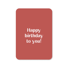 Postkaart Happy birthday to you! / Kaartjes van Maaike