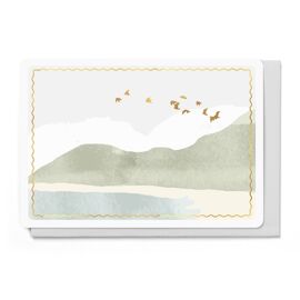 Wenskaart Afscheid Birds / Enfant Terrible