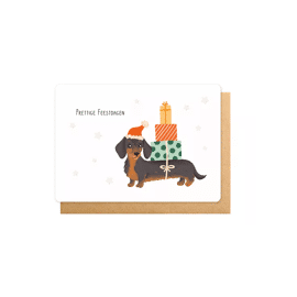 Wenskaart Prettige feestdagen / Enfant Terrible