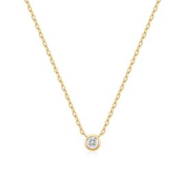 Ania Haie Sunshine Chaser Round mini Pave Necklace 