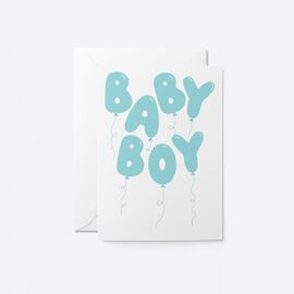 Wenskaart Baby Boy / Graphic Factory