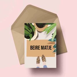 Postkaart Beire matje / Atelier Moomade