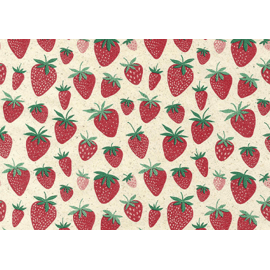 Rol inpakpapier Strawberries
