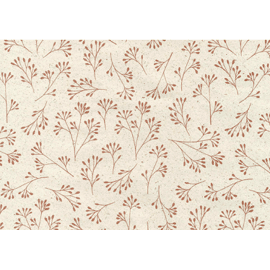 Rol inpakpapier Rosegold leaves
