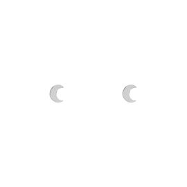 Stud earrings moon / Essentialistics