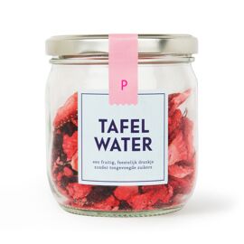 Tafelwater refill Aardbei en hibiscus / Pineut