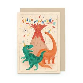 Wenskaart puzzel - Fijne verjaardag / Enfant Terrible 