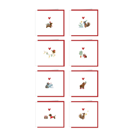 Wenskaarten kerst en nieuw Box/8 / Yon