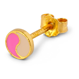 Earstud Ying Yang 1 pcs / Lulu Copenhagen 