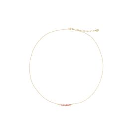 Ketting met steentjes roze/goud / Zusss