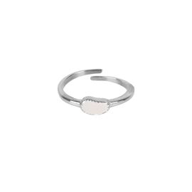 Ring off white/zilver / Zusss