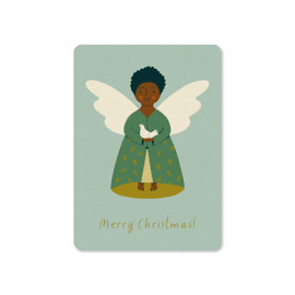 Postkaart Green angel / Illu-ster