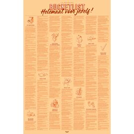 Bucketlistposter voor jezelf / Uitgeverij Stratier