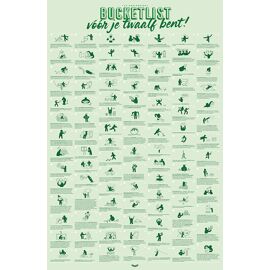 Bucketlistposter voor kids / Uitgeverij Stratier 