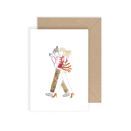 Postkaart Two girls / Atelier My Lovely Thing 