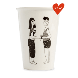 XL beker - Letter H / Helen b
