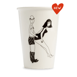 XL beker - Letter K / Helen b