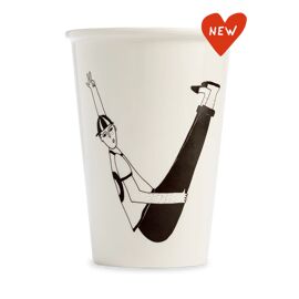 XL beker - Letter V / Helen b