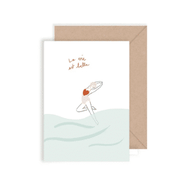 Wenskaart La vie est belle / Atelier My Lovely Thing 