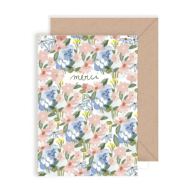 Wenskaart Thank you - a floral interlude / Atelier My Lovely Thing