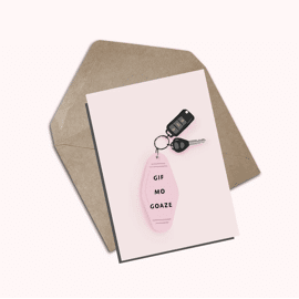 Postkaart  Gif mo goaze / Atelier Moomade 