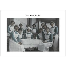 Postkaart Get well soon / Kartoenfabriek