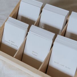 Mini kaartje Power vrouw - gold foil / Ikpakjein 