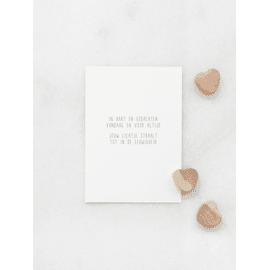 Postkaart In hart en gedachten / Gewoon Jip