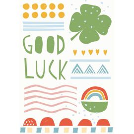 Postkaart Good Luck / Designfräulein