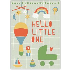 Postkaart Hello Little One / Designfräulein 