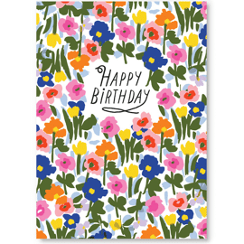 postkaart Meadow Flowers / Ohh deer