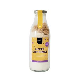 Cake fles Merry Christmas / Pineut