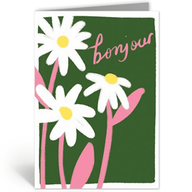 Wenskaart Bonjour / Poster Galerie