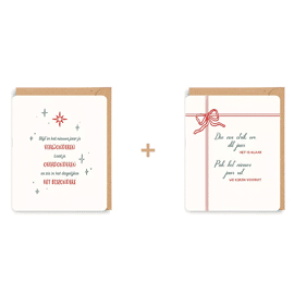 Doosje met 8 kerstkaarten Quotopia 19 / Enfant Terrible