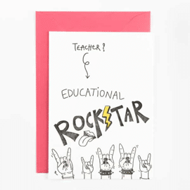 Postkaart Rockstar / Studio Flash
