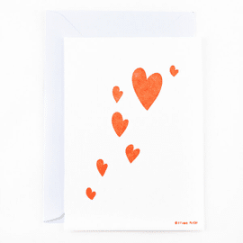 Postkaart Simple hearts / Studio Flash
