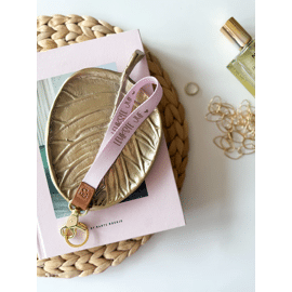 Sleutelhanger Leukste juf - roze / Stationery & Gift