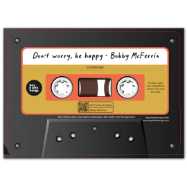Postkaart Bobby McFerrin / Cassette Collection
