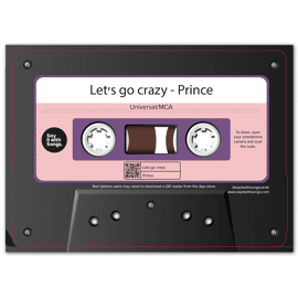 Postkaart Prince / Cassette Collection